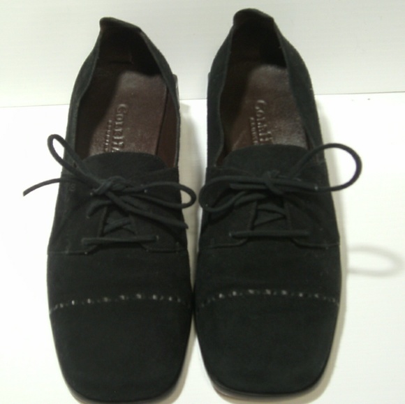 Cole Haan Country black suade lace up size6B - Picture 2 of 3